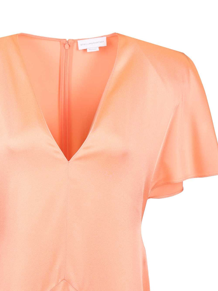 Stella Mccartney Midi Dress Abiti - Rose | f6878e16d30c7e0adcbf313f557db89e58b93577