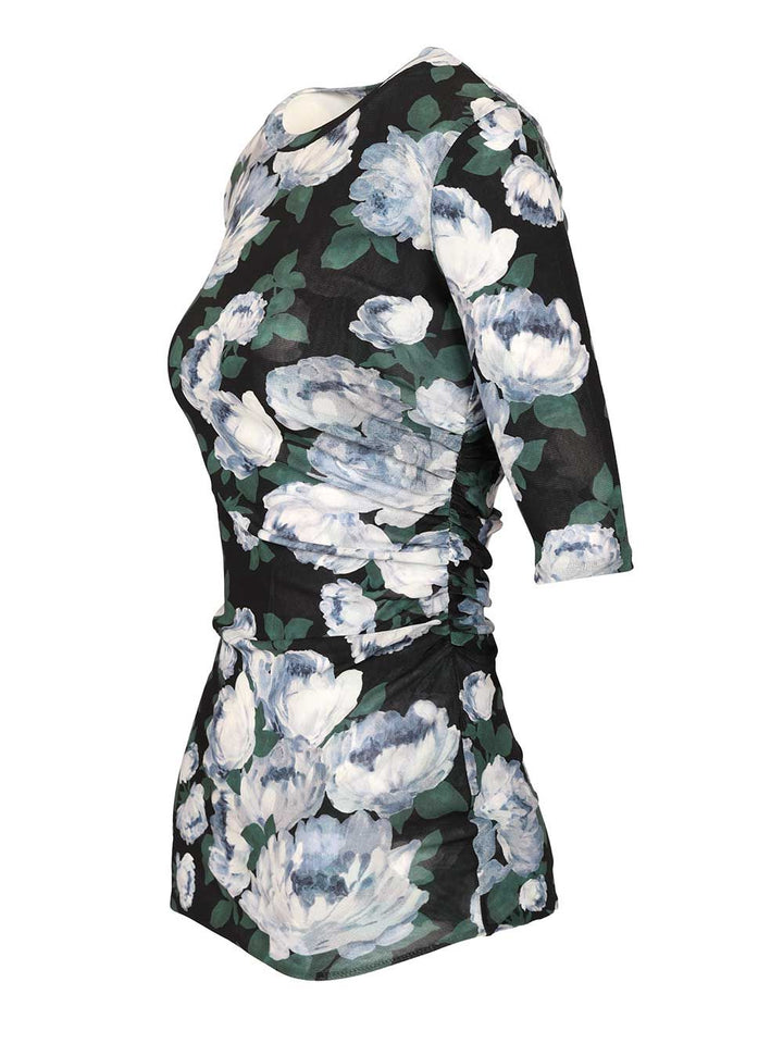 Stella Mccartney Bunch Of Roses Top - Multicolor | 38f01ebd6f22eae4f2313e8f039f3abe12c7847a