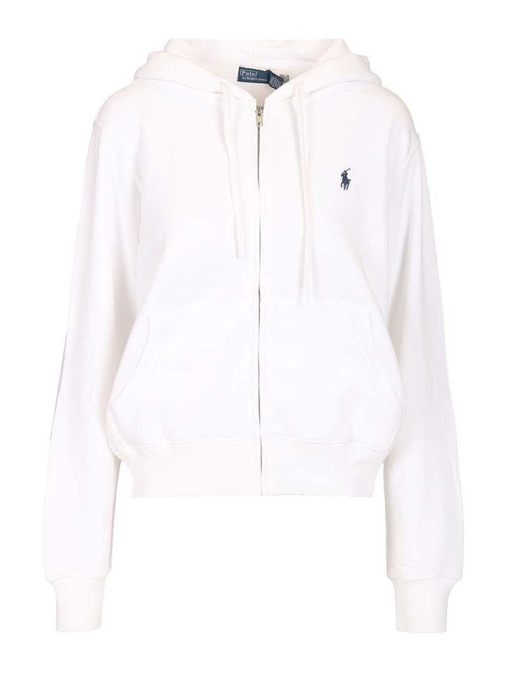 Polo Ralph Lauren Zip-Up Hoodie Sweatshirts - Bianco | 015ce2555a5e94b4cf6ae5136d45fd4f94f53d2e