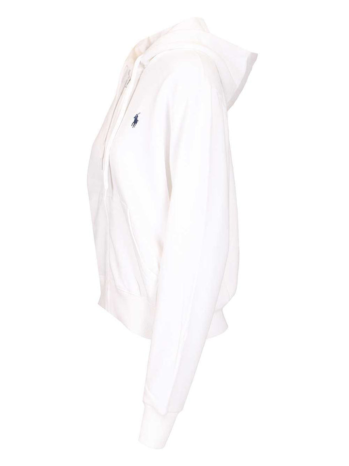 Polo Ralph Lauren Zip-Up Hoodie Sweatshirts - Bianco | 2b6b66e6c6602ab5063fc9cce6e0250d6a79eaba