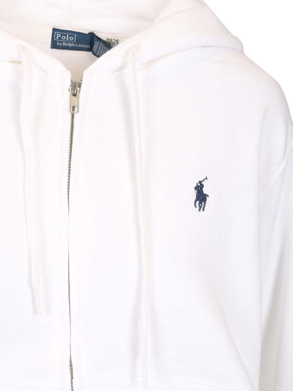 Polo Ralph Lauren Zip-Up Hoodie Sweatshirts - Bianco | 7a4bfb17630ba1bb2f6b2de36823aa907ce4371d