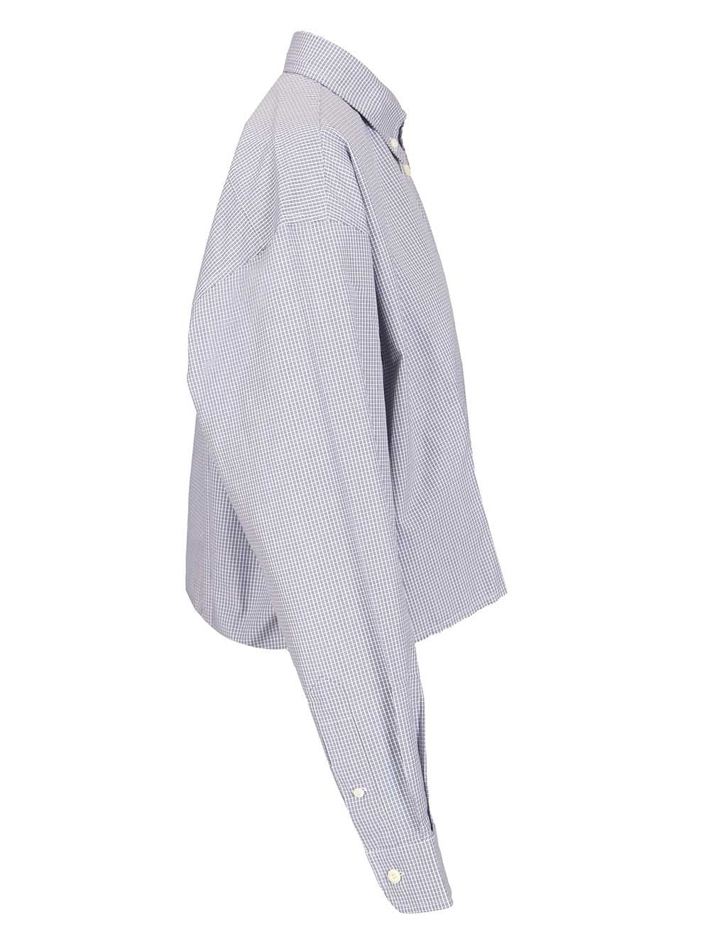 Miu Miu Poplin Shirt Shirts - Blu | d75513c418679ef5f70a4f4729c346883500cad6