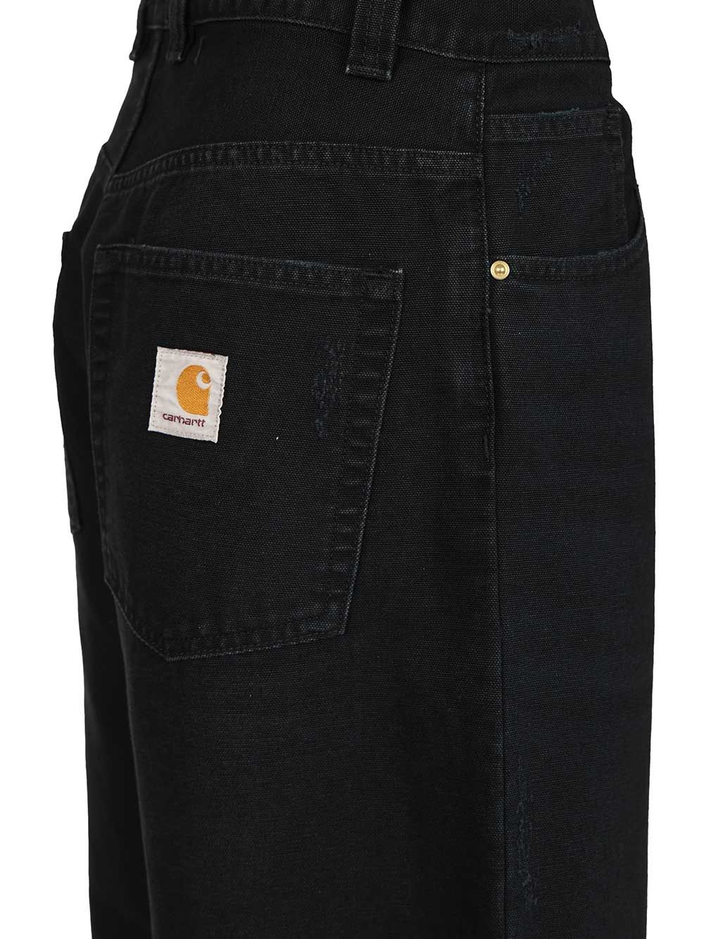 Carhartt Wip Brandon Trousers - Nero | 74dbf82c631ebfdb3a7f0e315534d1af5470b4a7