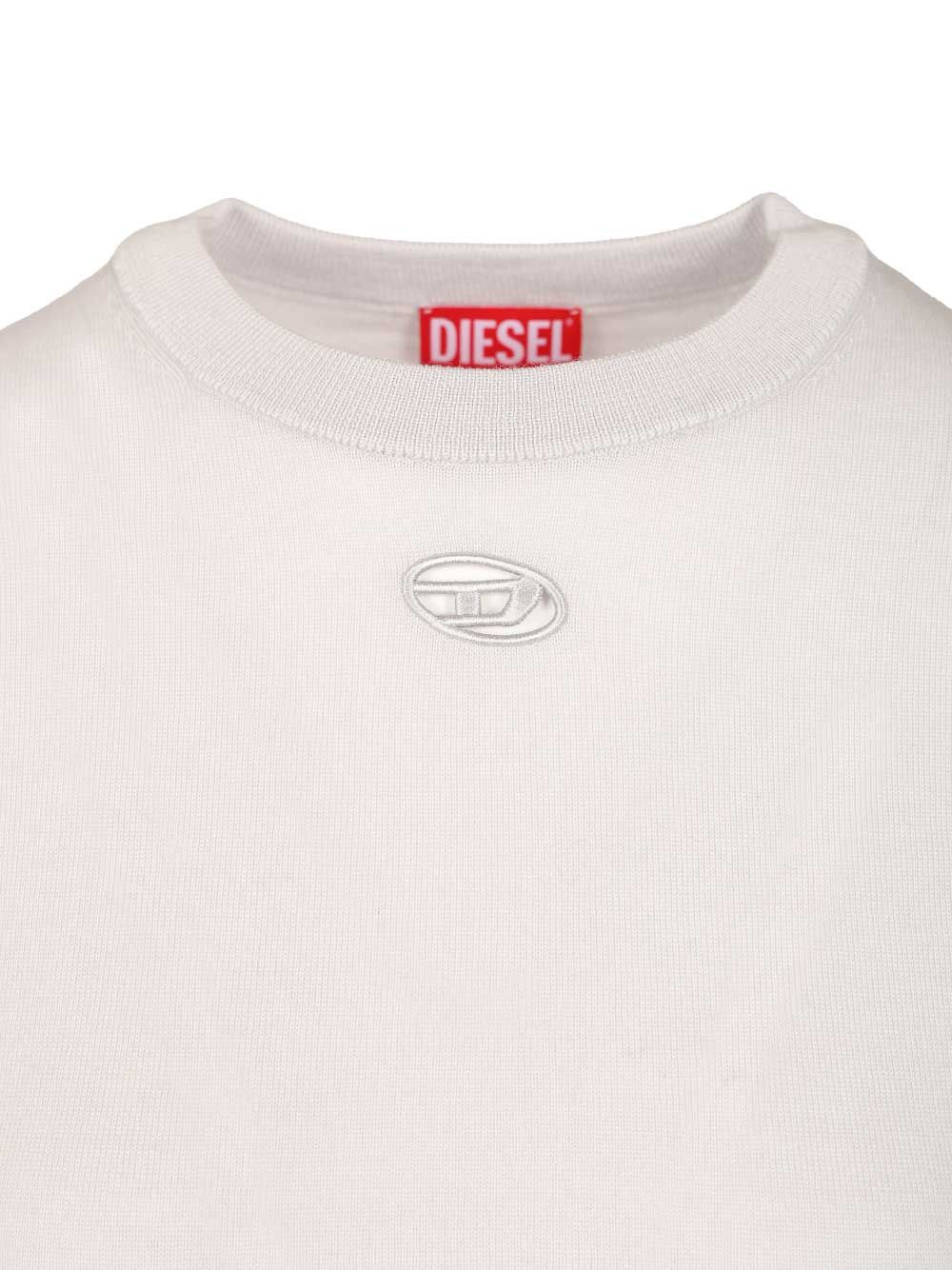 Diesel Wool Sweater T-Shirt - Grey | 45ae3a6e088c1249416ac87c4af181f545719415