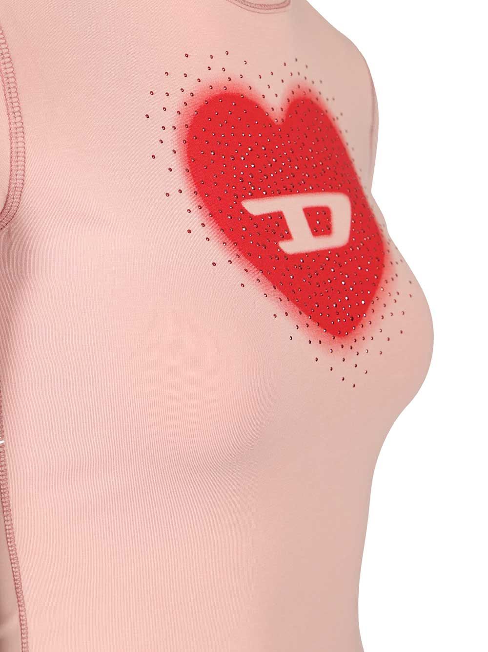 Diesel Cotton T-Shirt - Rose | c4eba064f91d13f1096cb3e413b6d05ed4c2a3e0