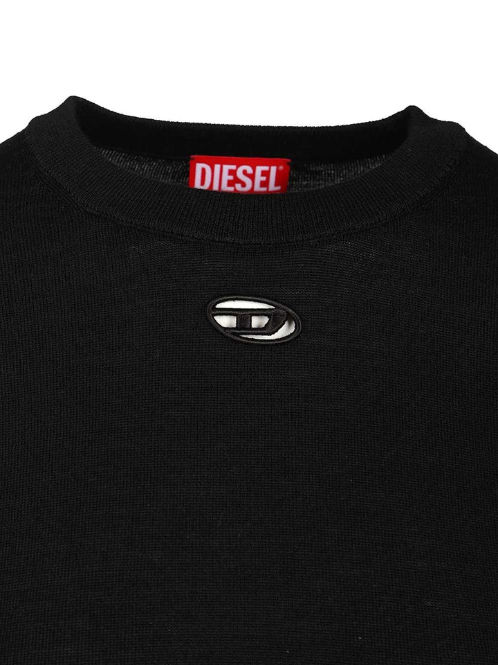 Diesel Wool Sweater T-Shirt - Nero | 8f5d0e46739c71f03026132982714f8ddbf1d151