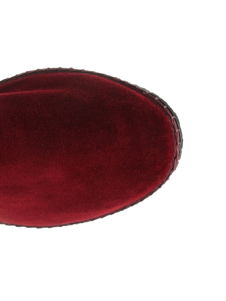Vibi Venezia Furlane In Velvet Scarpe basse - Bordeaux | c03db8169cba3bd5194561d186fef802f4ceaf7c