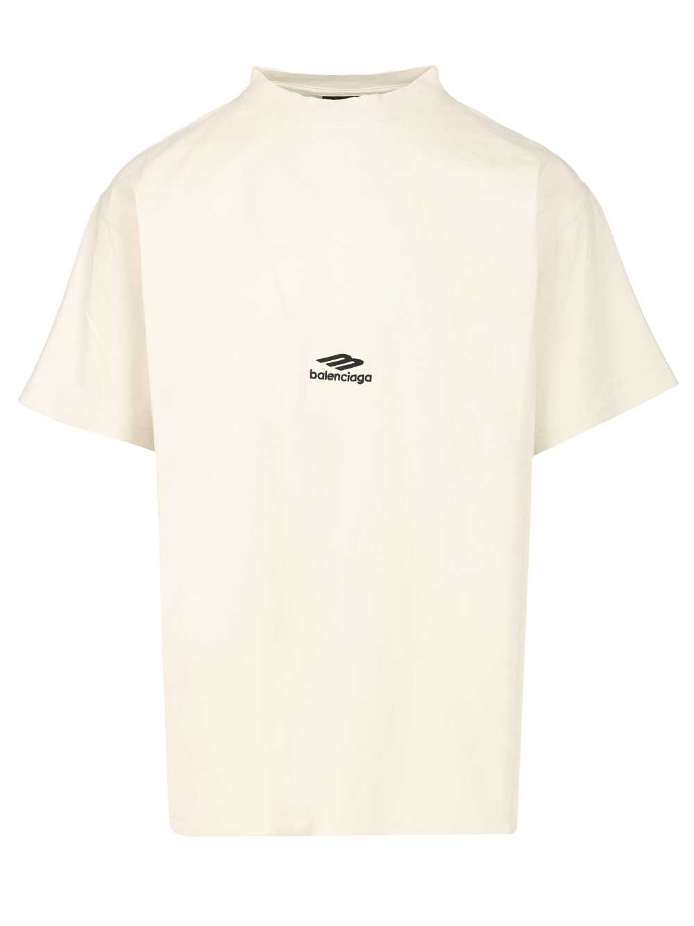 Balenciaga Oversized T-Shirt - Bianco | 87ff3a7903ada9f351287057af69fedacaee218c
