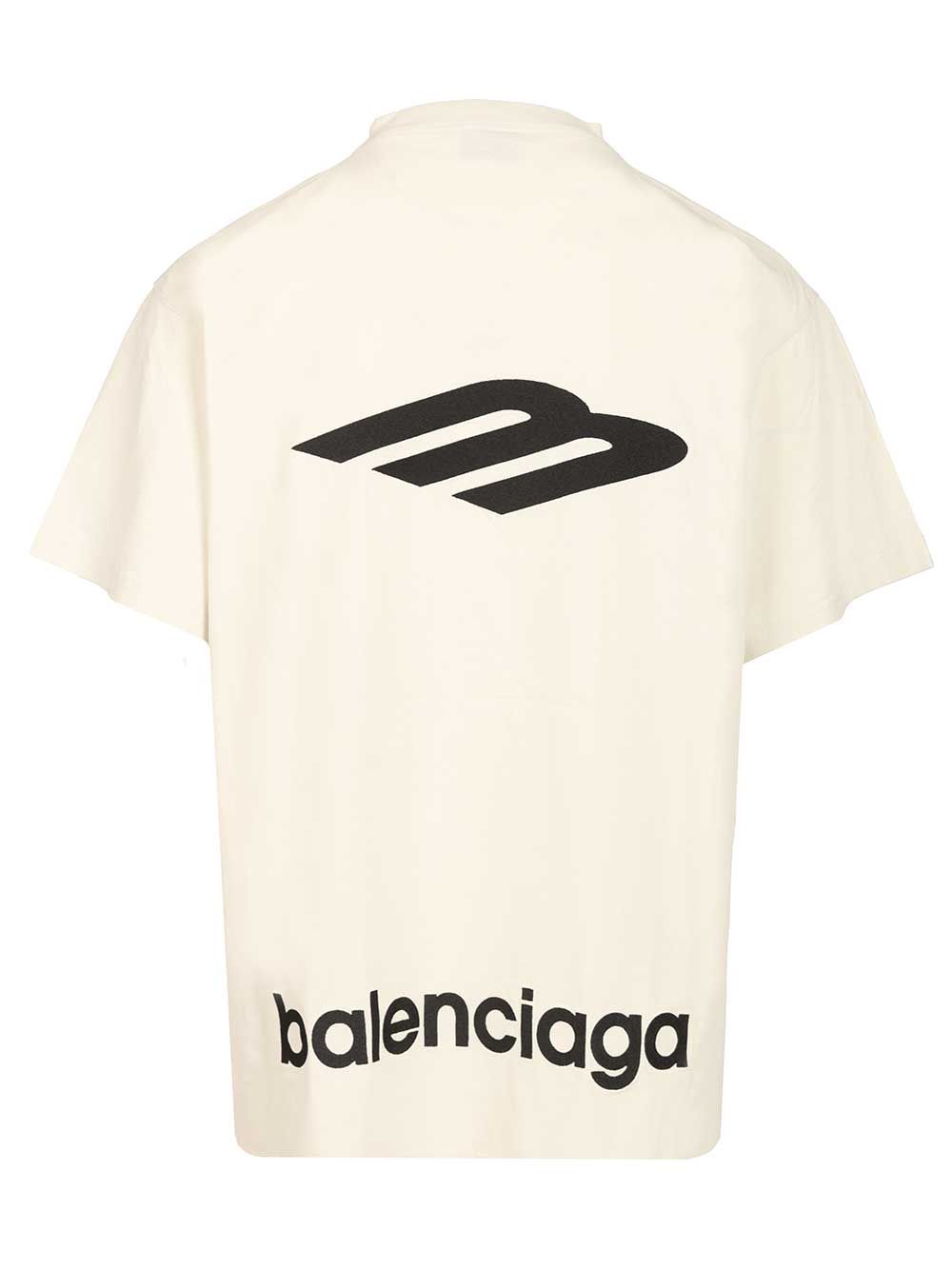 Balenciaga Oversized T-Shirt - Bianco | cb35cd9b55e1ca0591f8a0e2a99fe1ba3ba4656f