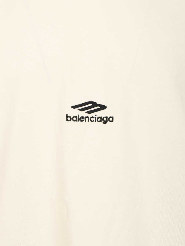 Balenciaga Oversized T-Shirt - Bianco | b378e5fe55833567de5f92118add7dc1873f109b