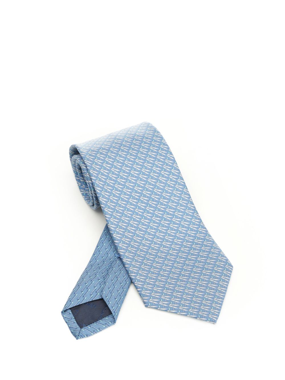 Ferragamo Silk Tie Scarves And Foulards - Light blue | d72bca239d11845eec68646f1e1a4db1403d3e3e