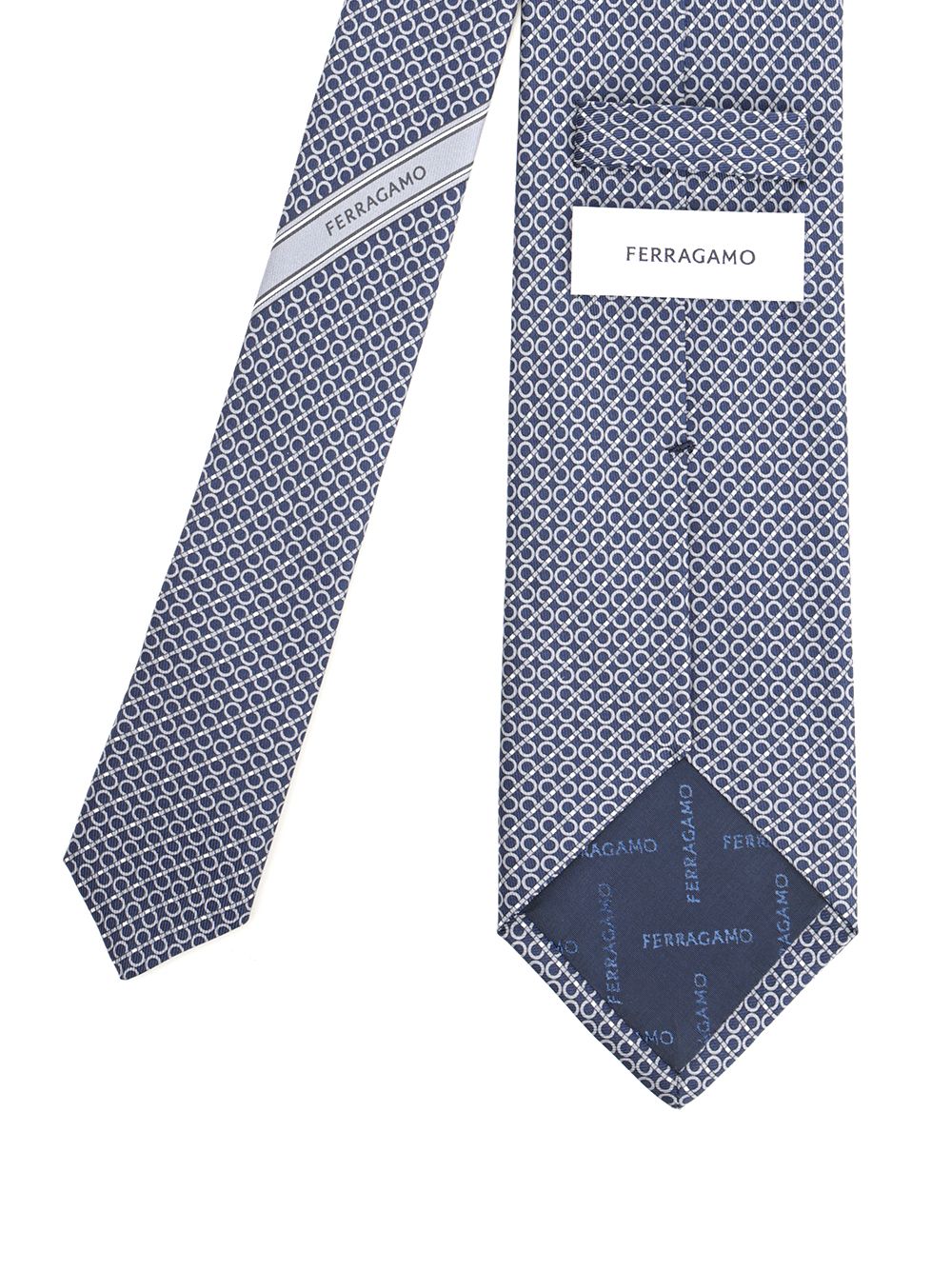 Ferragamo Silk Tie Scarves And Foulards - Blu | c85dfe13272276e1dfcb4ea3ea6289a2a9c0c2b9
