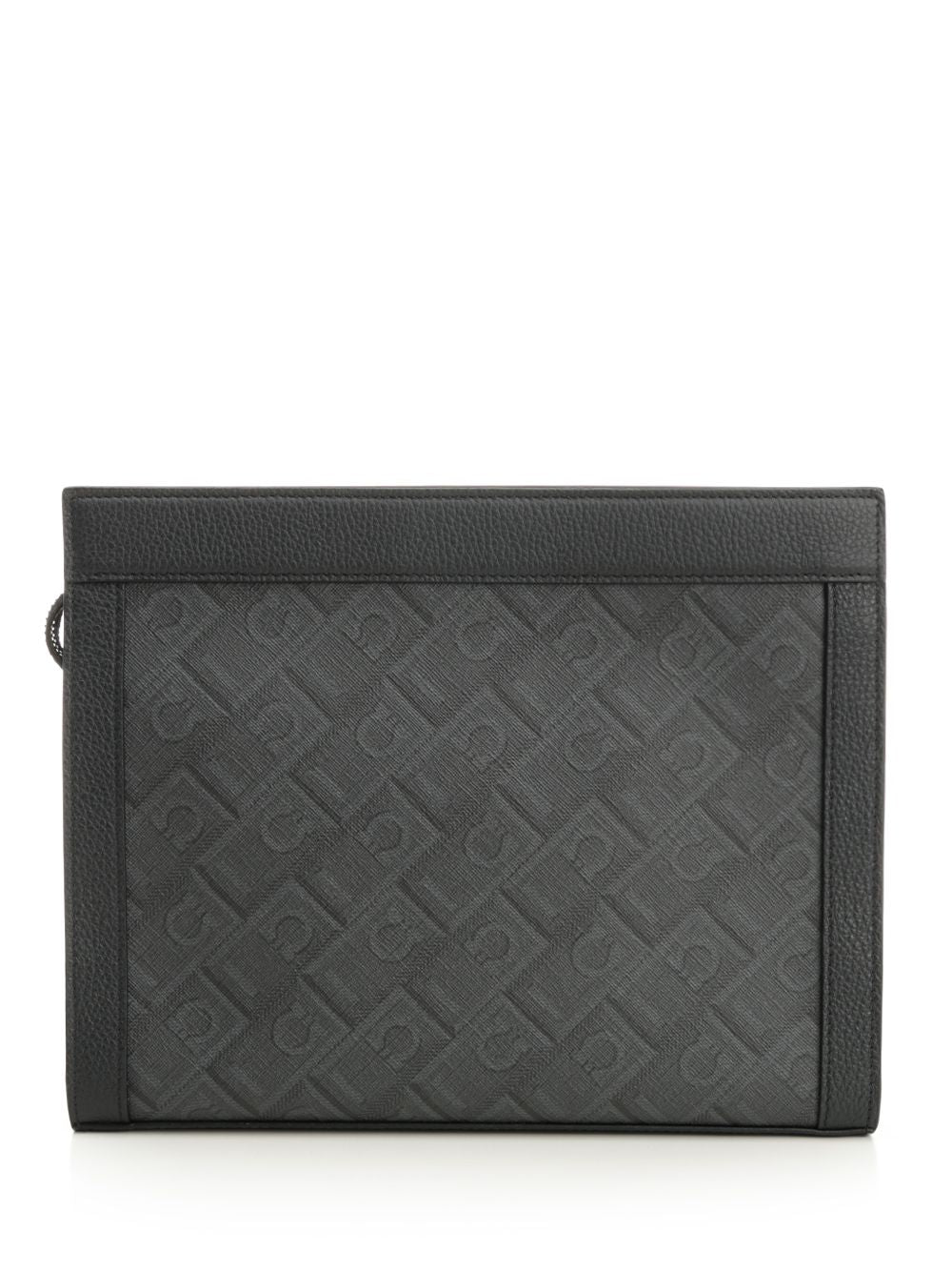Ferragamo Pouch Monogram Wallets - Nero | 02b6c7e54f0bb40912b1af5f75e28742fd949732