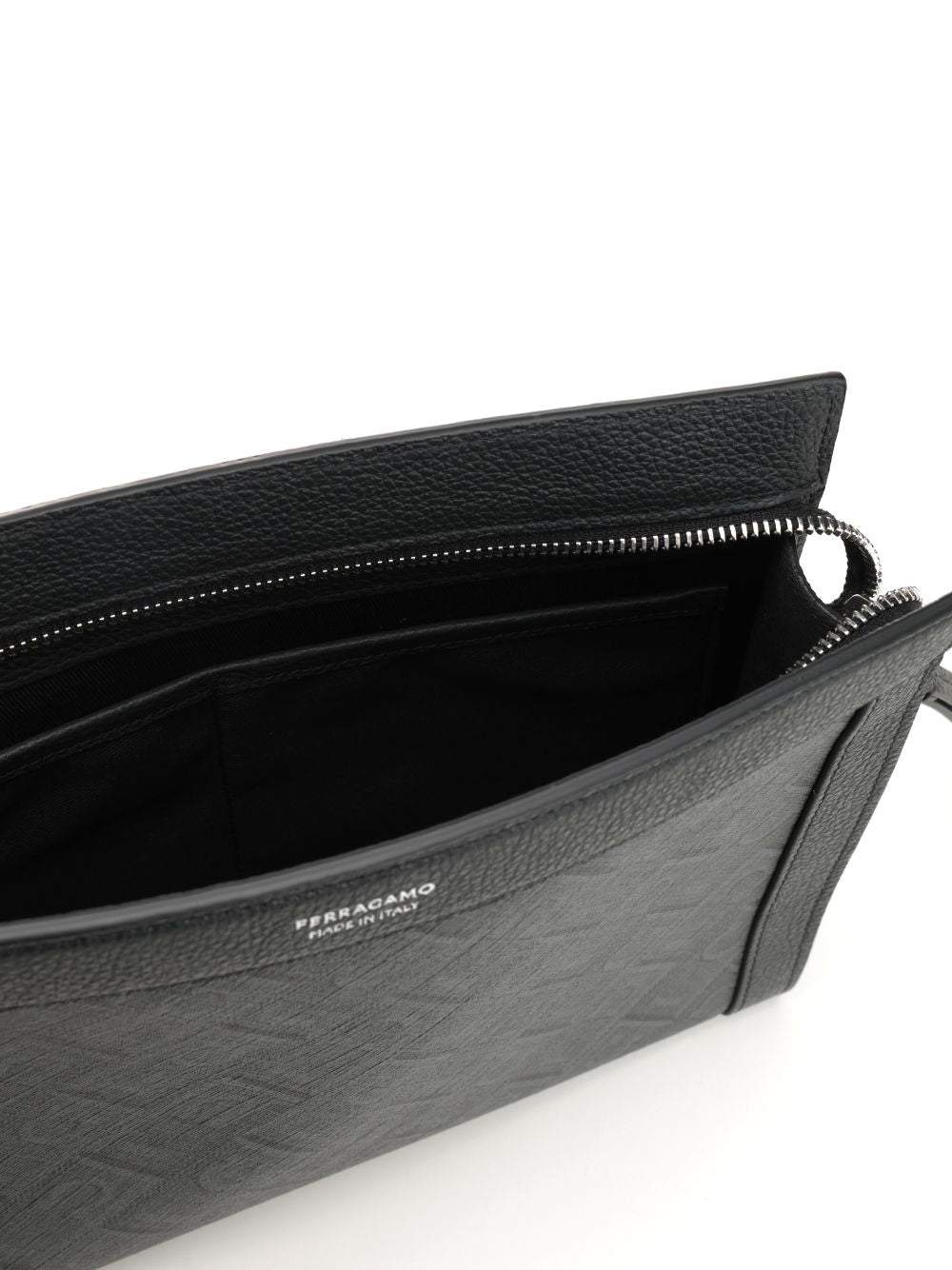 Ferragamo Pouch Monogram Wallets - Nero | d0df88a494581961ef0f1b5af4cf3b199edb1155