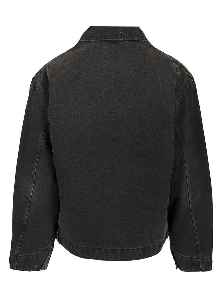 Carhartt Wip Detroit Jacket Cotton Bradento Giacche - Nero | 7bc1353224889307356b79518436af12ace6550c