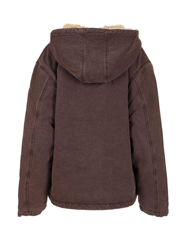 Carhartt Wip Women’s Hooded Mitch Jacket Giacche - Marrone | 124177429ed03a14dbe0f3d98dbb224fe95a1373