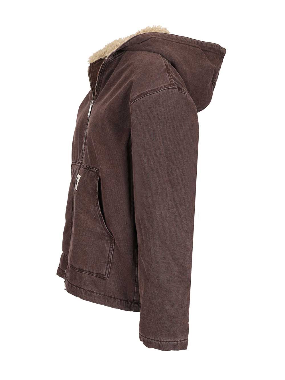 Carhartt Wip Women’s Hooded Mitch Jacket Giacche - Marrone | e110e62775a930f21b4288324c97ebb3eb85d046
