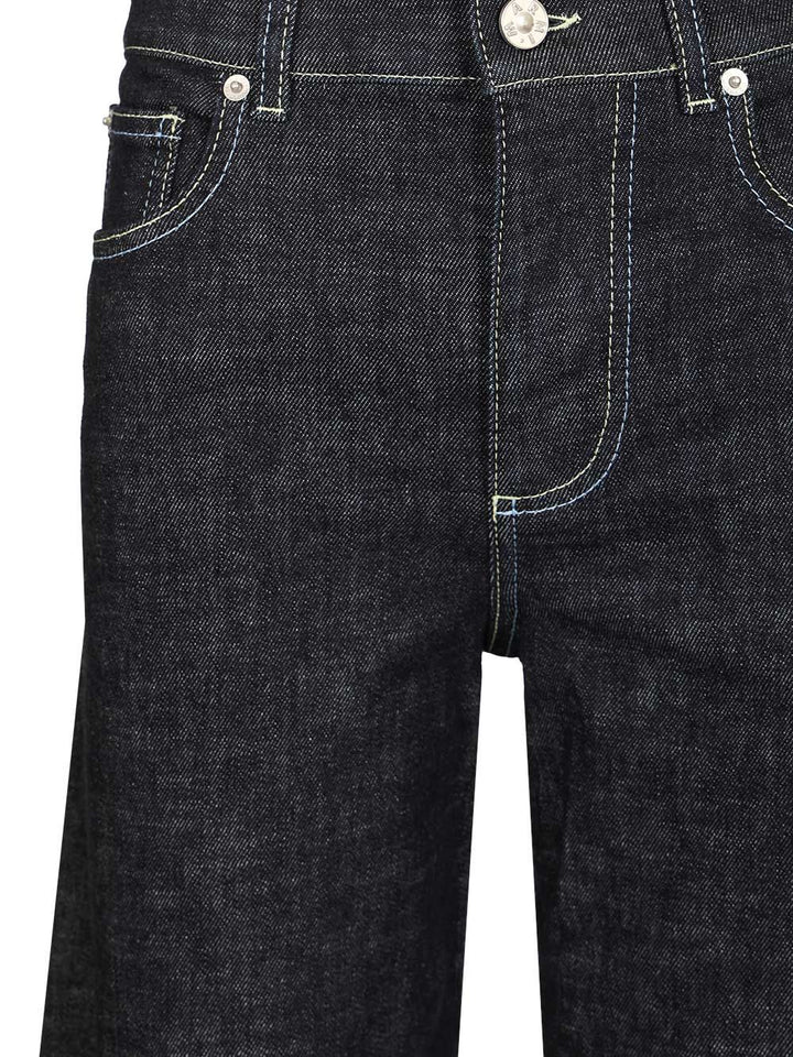 Marni Wide Jeans - Blu | 4e06cdcb7ea991344fe9d501a3f52d4e6a9991d0