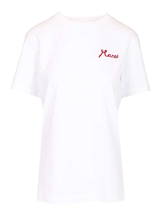 White Cotton T-Shirt Bianco