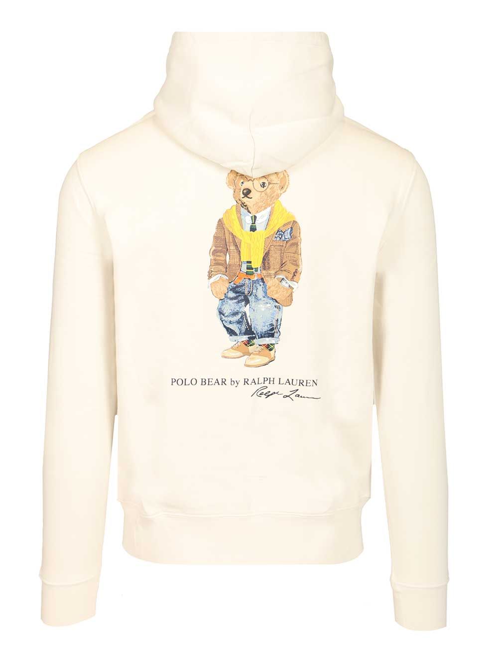 Polo Ralph Lauren Polo Bear Hoodie Sweatshirts - Bianco | b27ca930b8e1f96370563f8c3044f10885f4a495