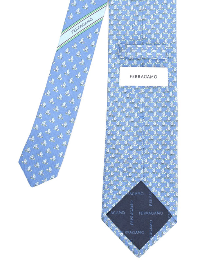 Ferragamo 5-Blue F.Azzurro Scarves And Foulards - Light blue | 8ee493dace25c0f7f01bb480f89752d21387ad0a