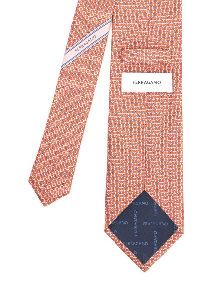 Ferragamo Silk Tie Ties And Bow Ties - Arancione | af2b02c0430817389c7adfc46b3a4c68c44ed2bf