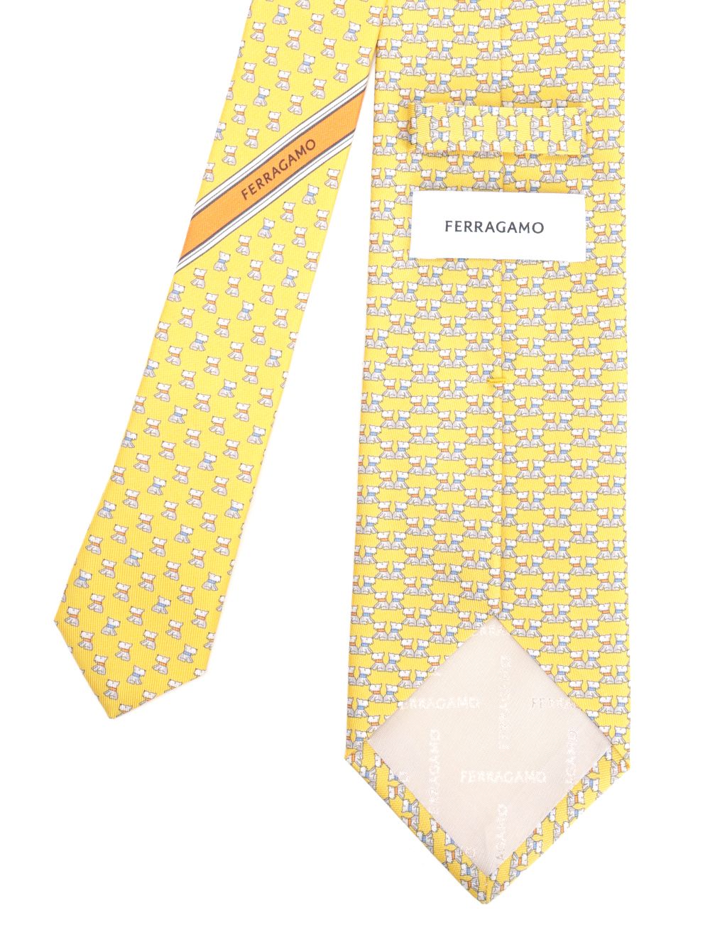 Ferragamo Silk Tie Scarves And Foulards - Giallo | 7072d44d09ae3cbed5860ed68afbf0037446c5a1