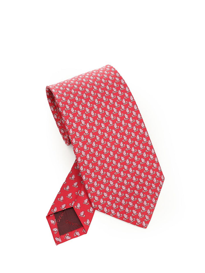 Ferragamo Silk Tie Ties And Bow Ties - Rosso | d28f5ebec5cc81c772cd534b25845a4c912e0f79