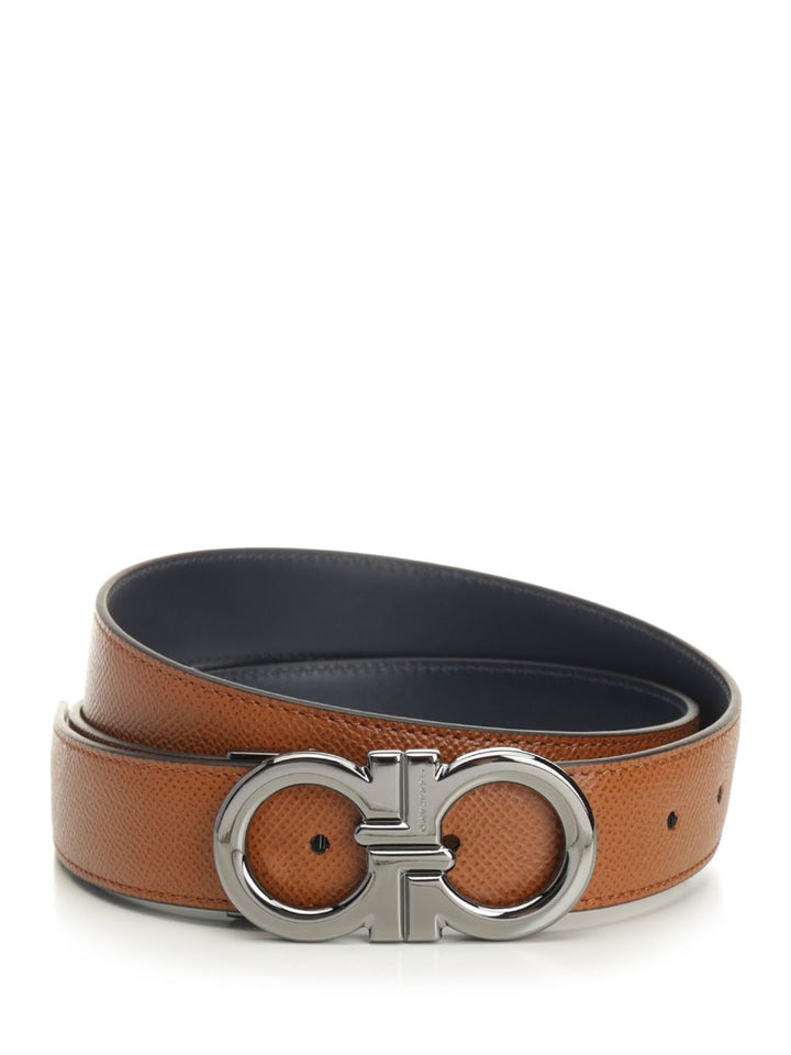 Ferragamo Double Adjus Belt Cinture - Blu | 2acce40ecfc5812db9988f8e314febd1a499552a