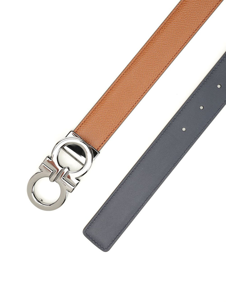 Ferragamo Double Adjus Belt Cinture - Blu | 903cb5a927dd808f54e4f26c71ef0ebafb9586d4