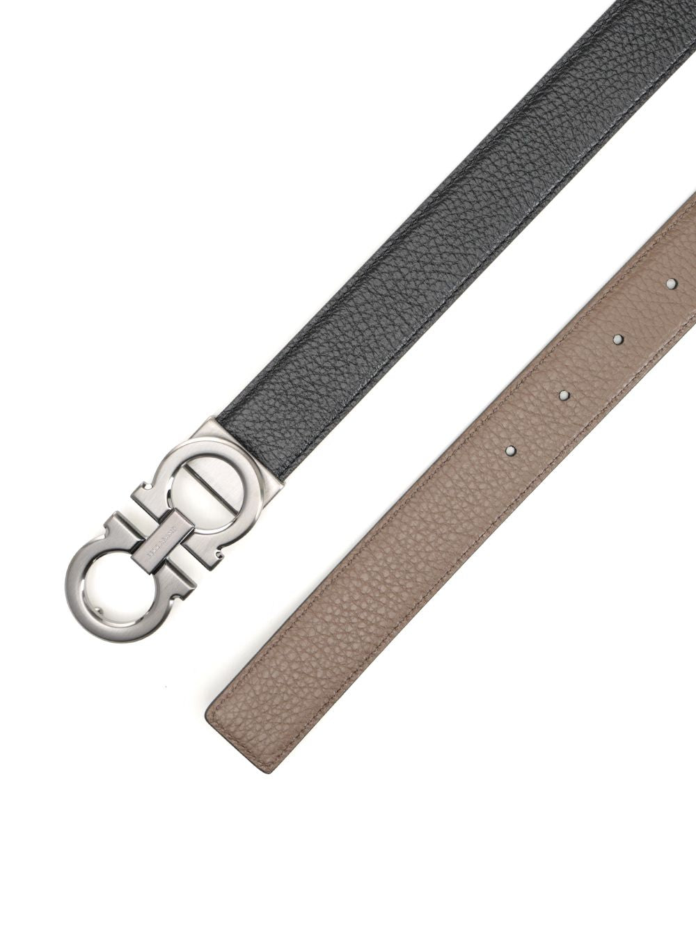Ferragamo Double/Adjus Belt Cinture - Nero | 545c40bd1704449565498bdf1ccd50368cdacbd6