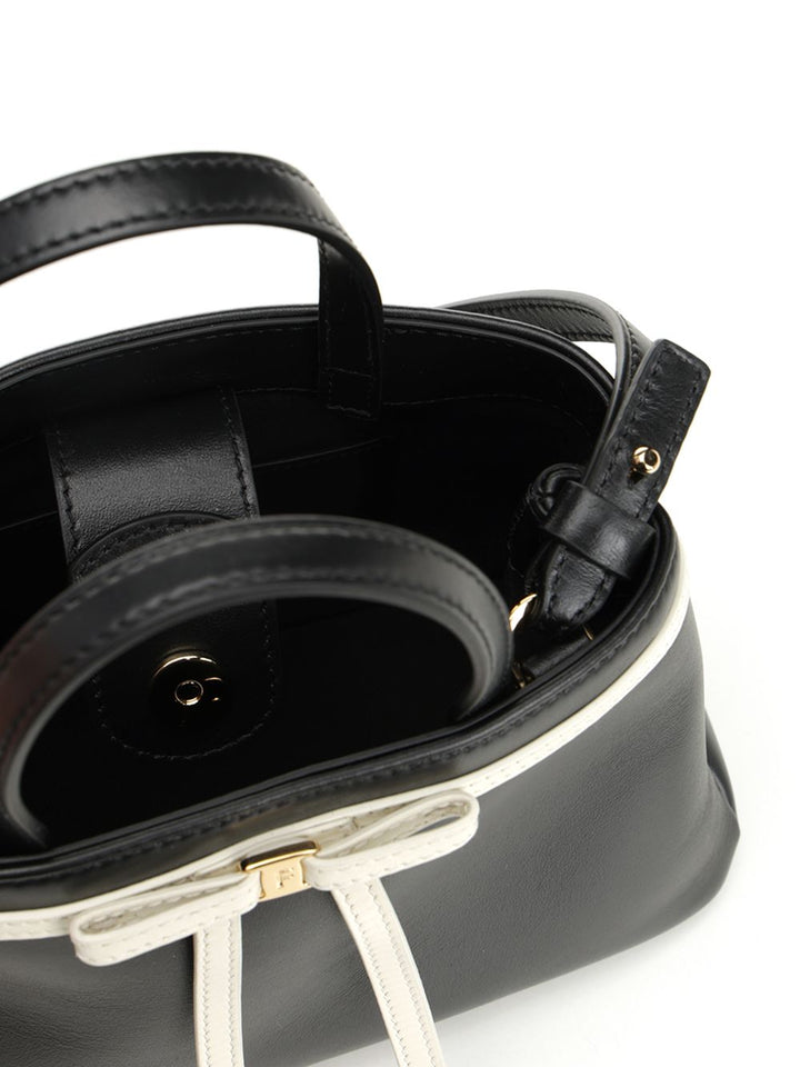 Ferragamo Bow Handbags - Nero | 6c252f4f9e42016484aa1b68cc3da465f68dfcd4