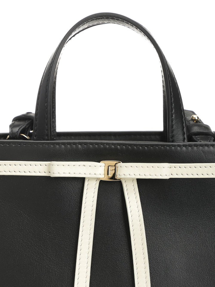 Ferragamo Bow Handbags - Nero | be5d18118ab0ea1d454cba251baa2a132fc1adb5