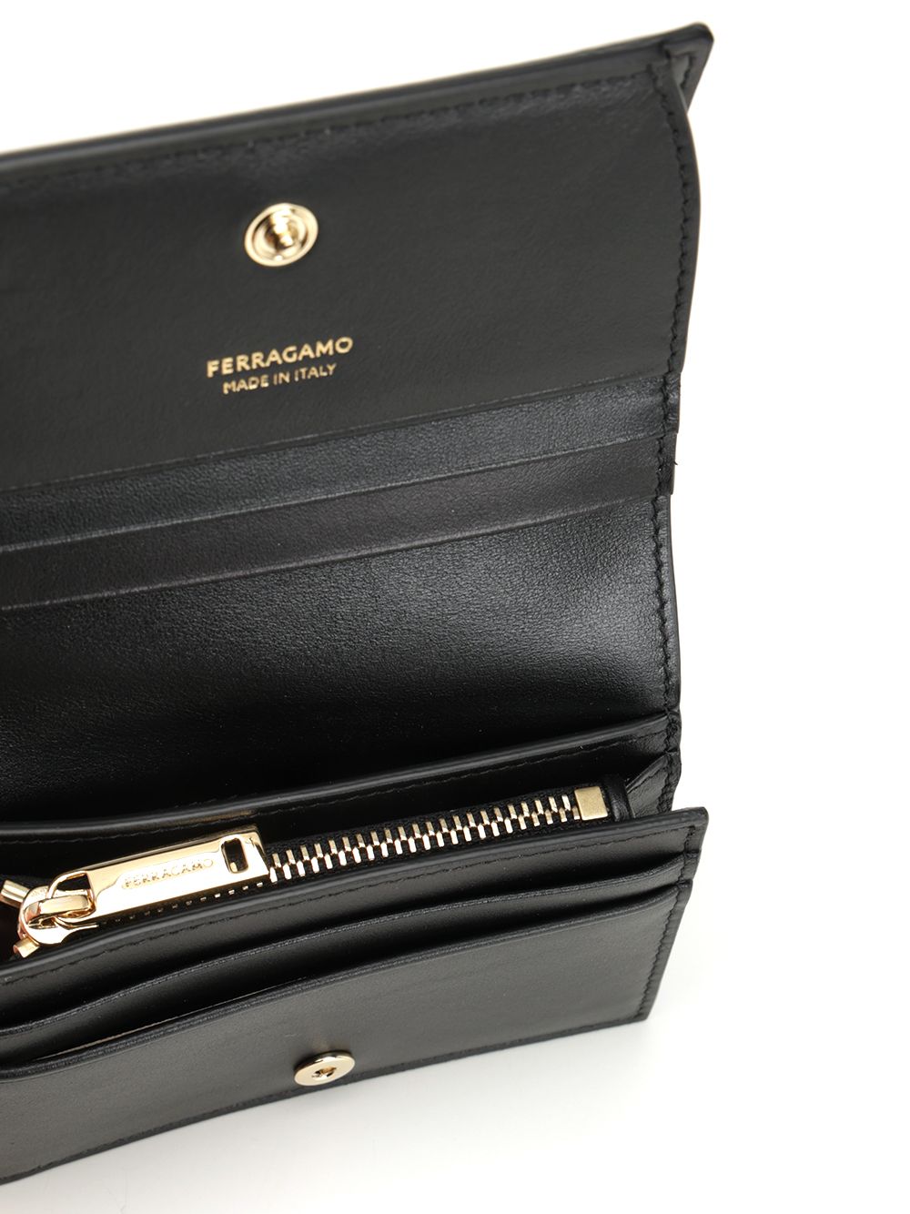Ferragamo Leather Wallet Wallets - Nero | 809c1ee3cdeecb27ec932712db6b71347e899241