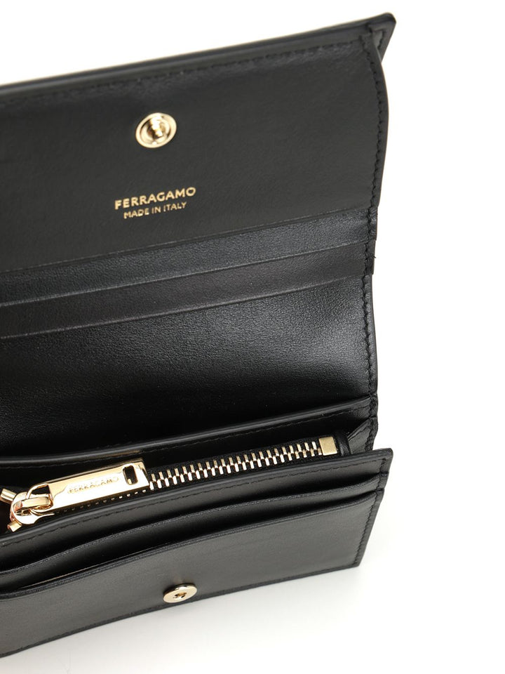 Ferragamo Leather Wallet Wallets - Nero | 809c1ee3cdeecb27ec932712db6b71347e899241
