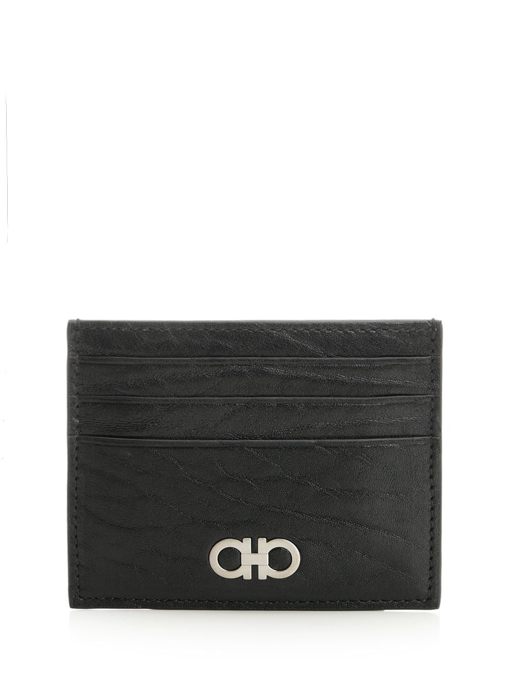 Ferragamo Leather Wallet Revival Ganc Wallets - Nero | d9048accdc43d18f30d1c40f2d53cd1865228124