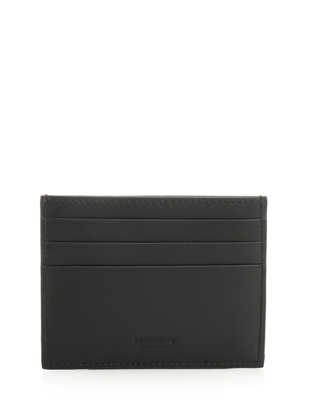 Ferragamo Leather Wallet Revival Ganc Wallets - Nero | 48f58b8cfe768259645ef28bee874b8053d26b6a