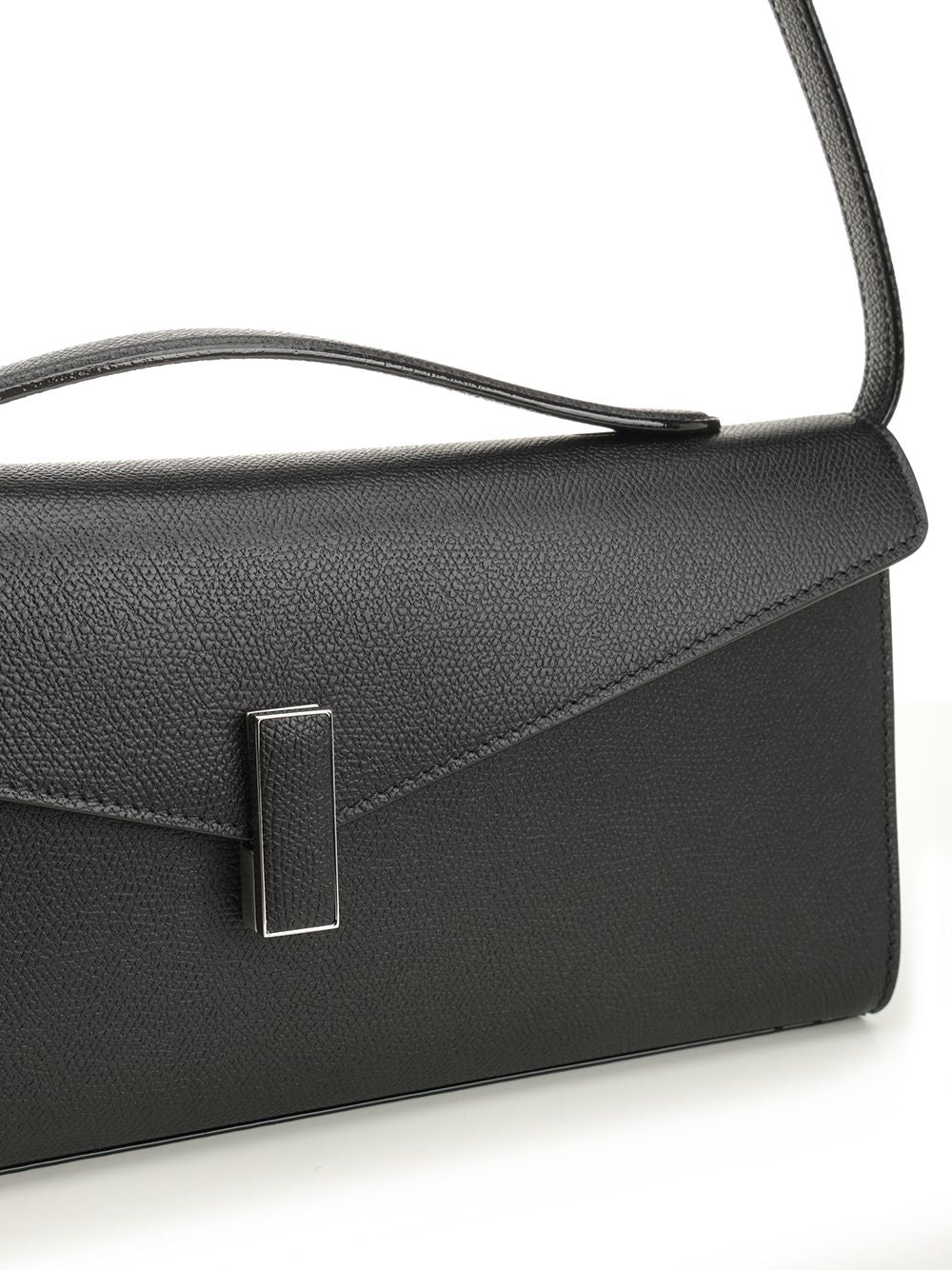 Valextra Iside Clutch With Handle And Strap Clutches - Nero | 3305575d1078f699d8b63a94db20e4955d390ae8