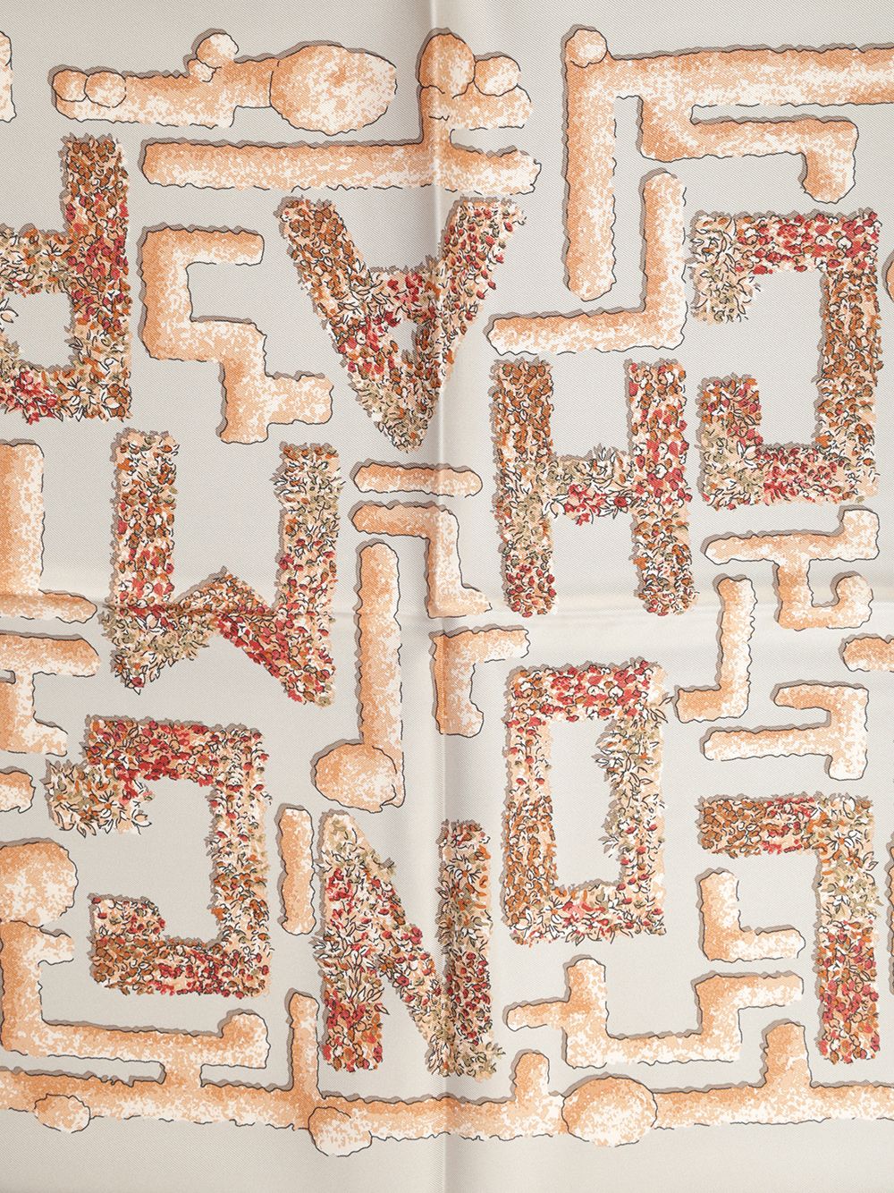 Longchamp Paris Parisian Garden Scarves And Foulards - Grey | 17a03dfa3493b653ef7a187dd6ad1c9c2c90d10b