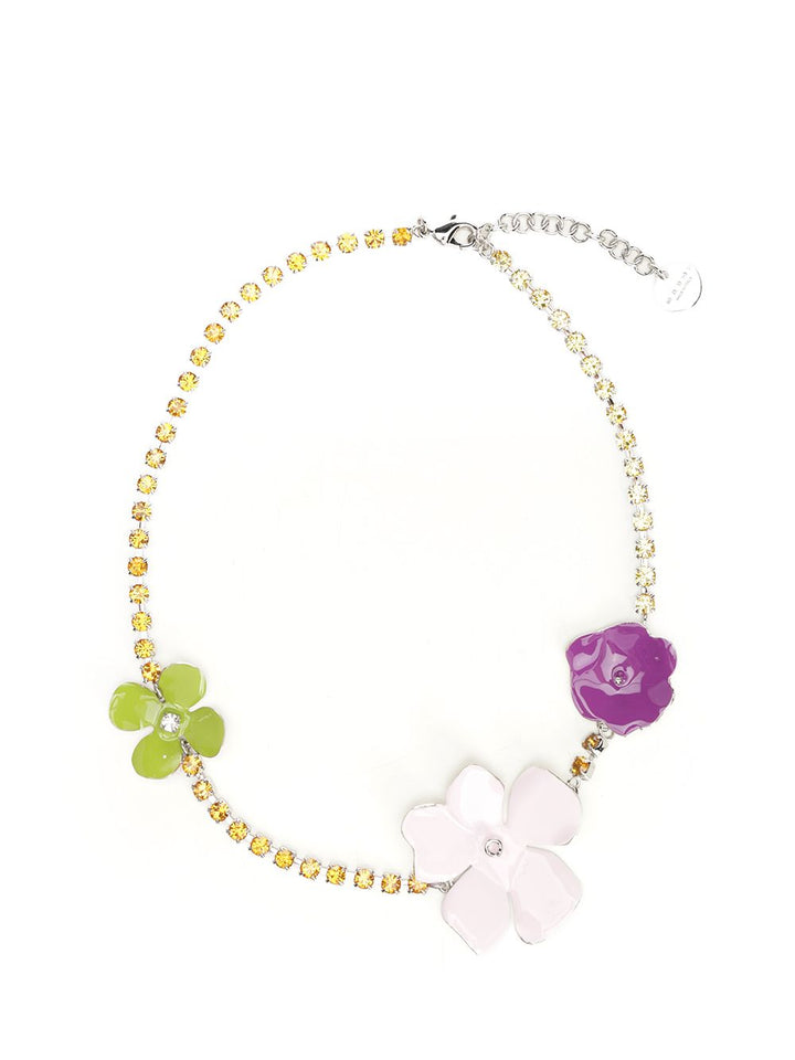 Marni Necklace With Multicolored Enameled Flowers Gioielli - Multicolor | 87538c322fa4946e6a823f02cdcaf2c43c7217db