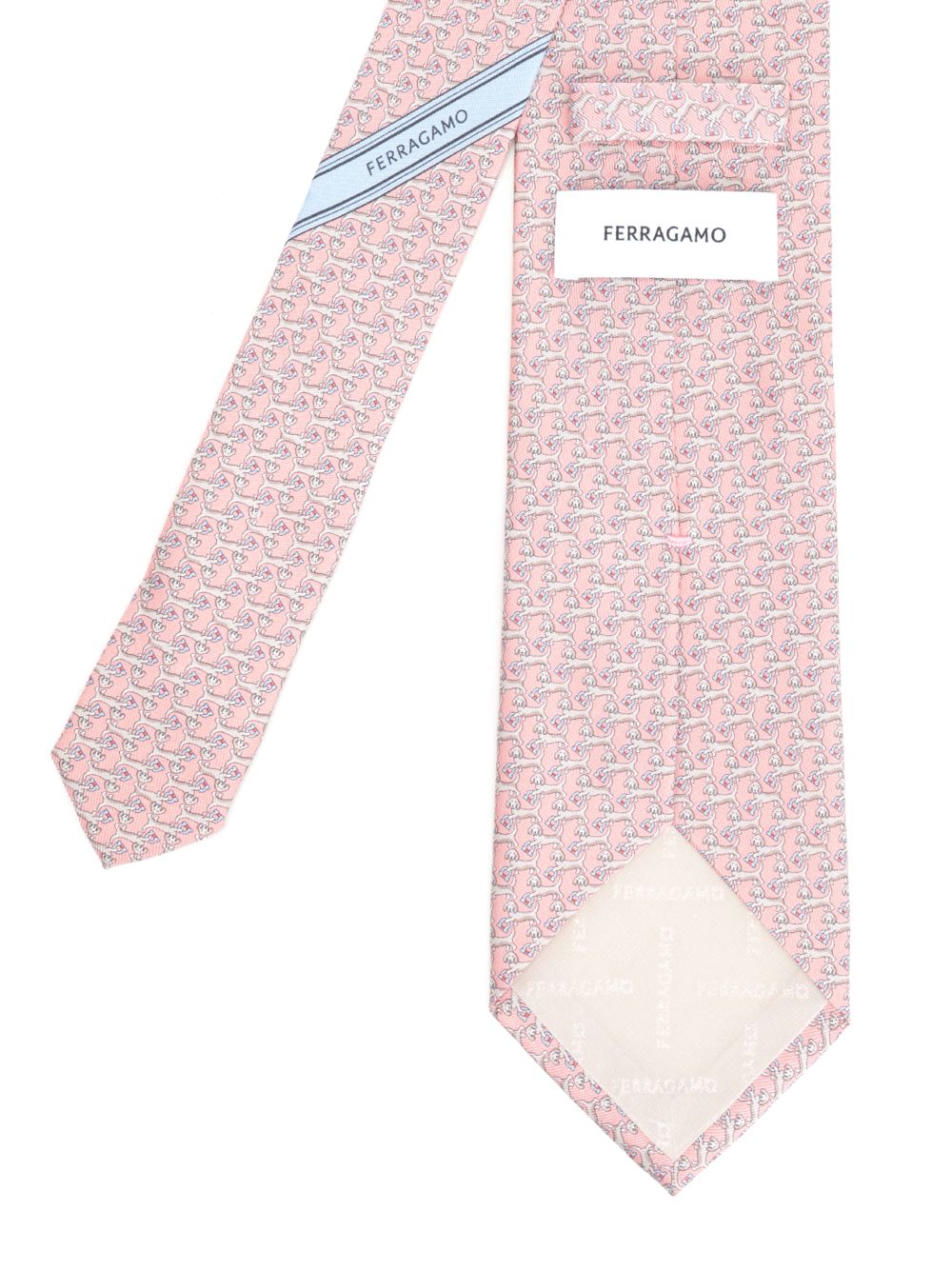 Ferragamo Silk Tie Ties And Bow Ties - Rose | 40c6438fb0e0f1ce7550f0adcffe9e448e999aa6
