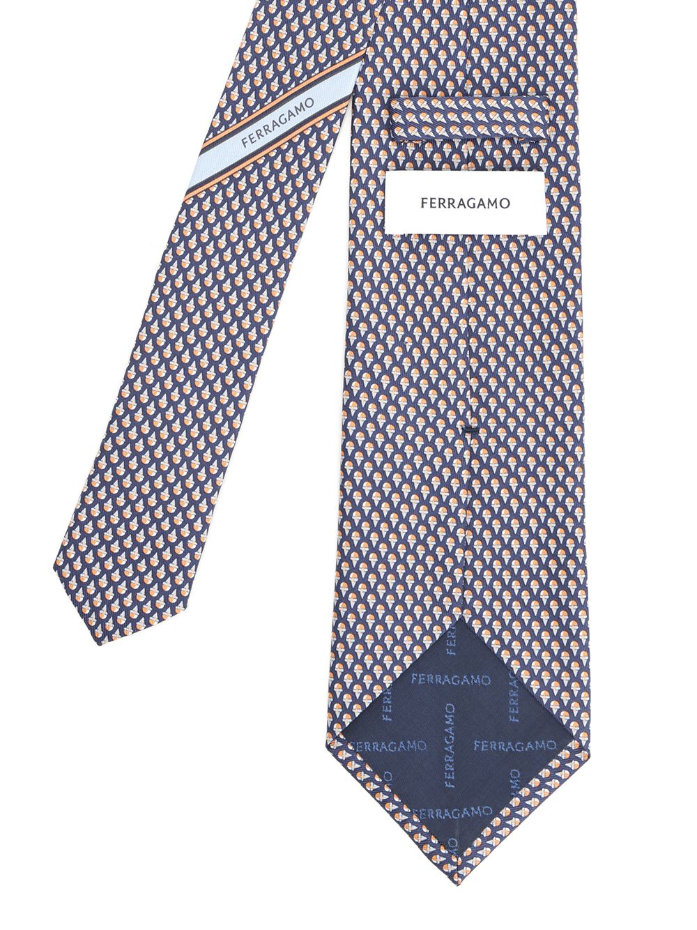 Ferragamo Silk Tie Ties And Bow Ties - Blu | cf5073cbc889465c0bd434e5cf06b3e90d8d5aba
