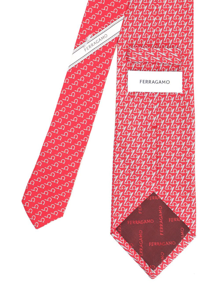 Ferragamo Silk Tie Ties And Bow Ties - Rosso | 78bbe5886641c05af0cbd55cb5c6ebe03d7a9a03