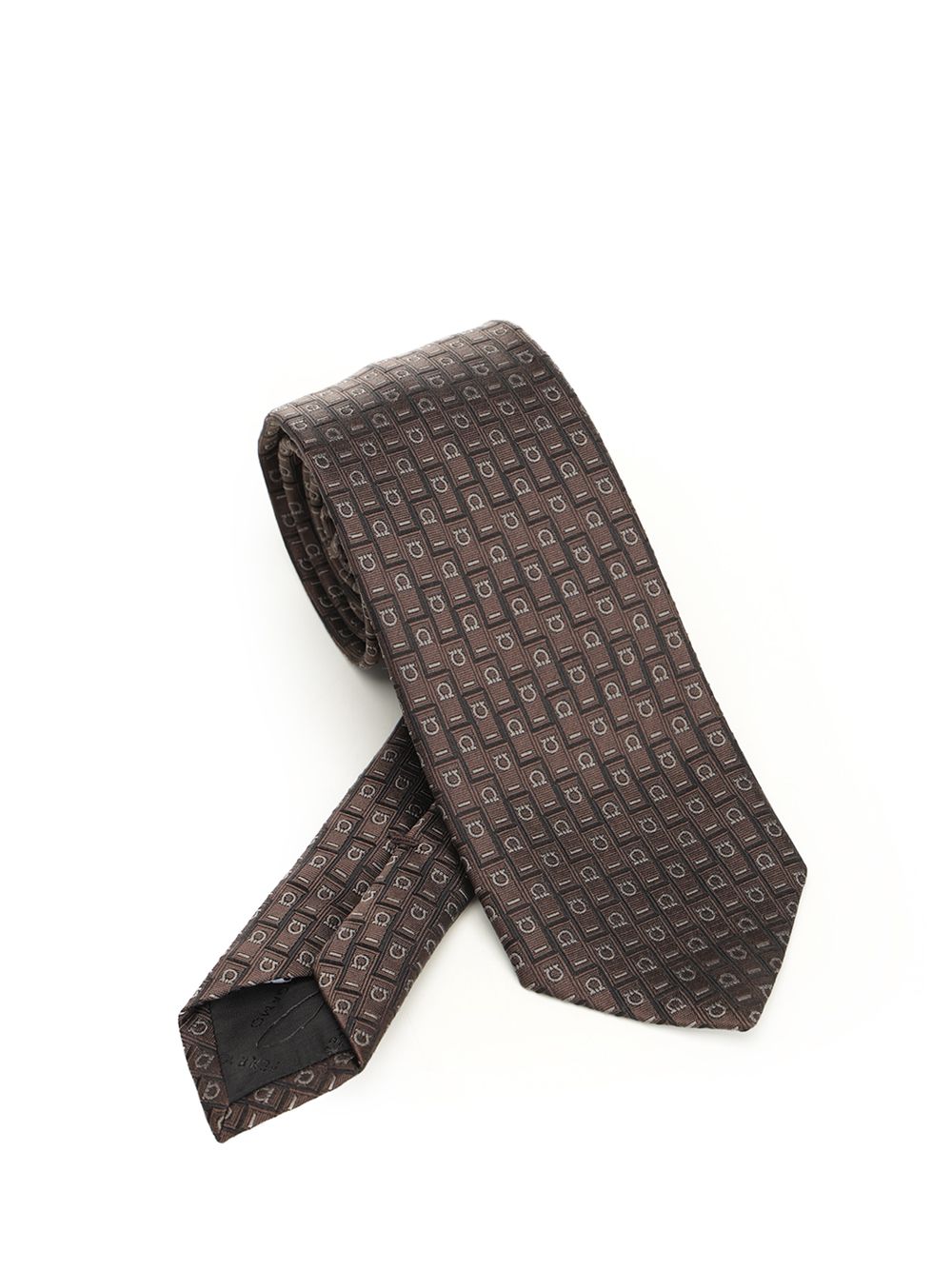 Ferragamo Silk Tie Ties And Bow Ties - Marrone | a329a20e10ad53673c810f29a6801f8b88e1bbe3