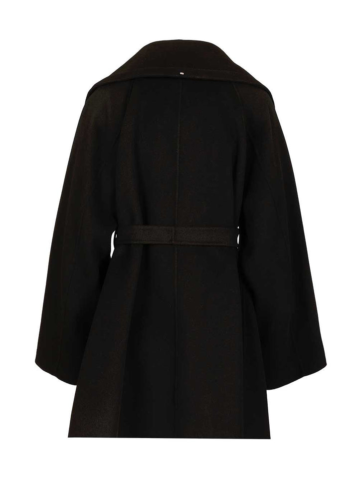 Sportmax Spxpagine  Coat Coats - Nero | 1be36d5b60093608740e594e49aec6e2fee2fc12