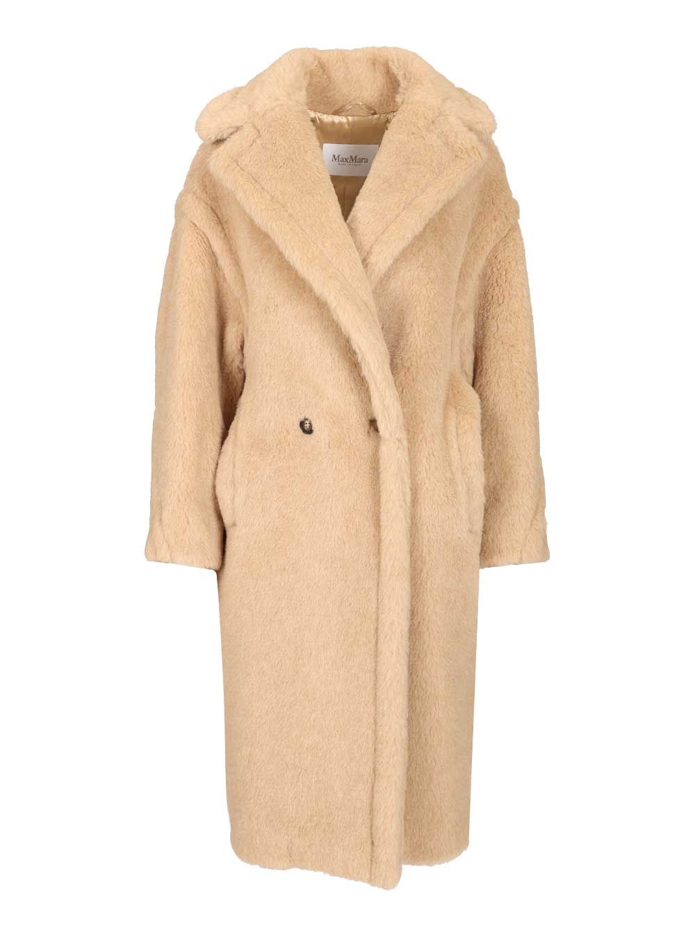 Max Mara Teddy Bear Icon Coat Coats - Bianco | c9ce2b895ade59faa3dc9a1738284faf33e9e97e