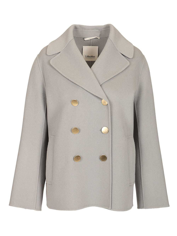 'S Max Mara Margot Wool Drap Jacket Giacche - Light blue | 2a920d8cc3cbc6d3889d2e7b8ca4f8219d3ebd1b