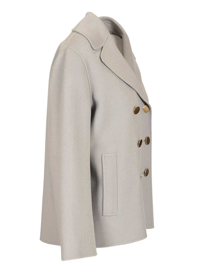 'S Max Mara Margot Wool Drap Jacket Giacche - Light blue | c647705d516b1620fe78838d8d3e739b13be9d90