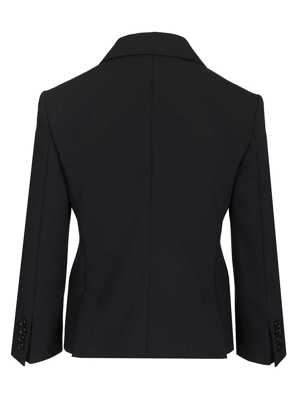 Max Mara Wool Canvas Crop Blazer Giacche - Blu | b8c90f8a4debbf1849635502ece0bb58e7d27d61