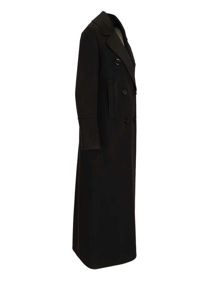 'S Max Mara Custodi Coats - Nero | a0d8ffad1af04bd24e6c664f322f9eab3b9da49b